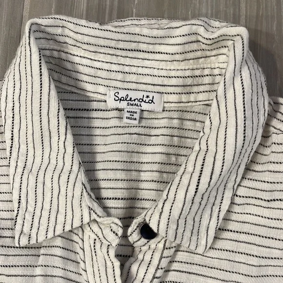 Splendid sleeveless stripe shirt dress, size Small - Picture 4 of 7